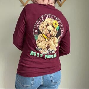 Girlie Girl Originals Life is Better With a Best Friend Long Sleeve T-Shirt Sm